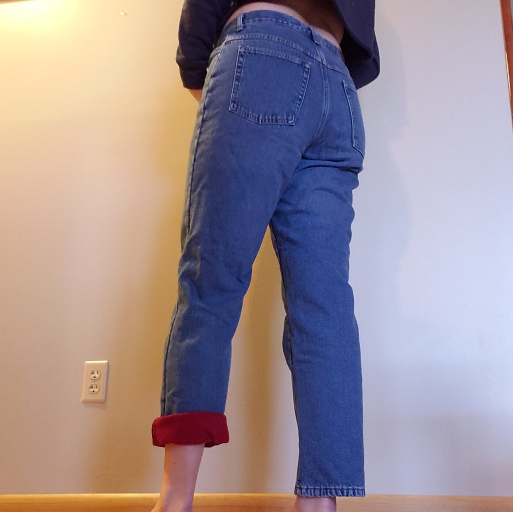 L.L. Bean Double lined Relaxed Fit Jeans sz 10/12